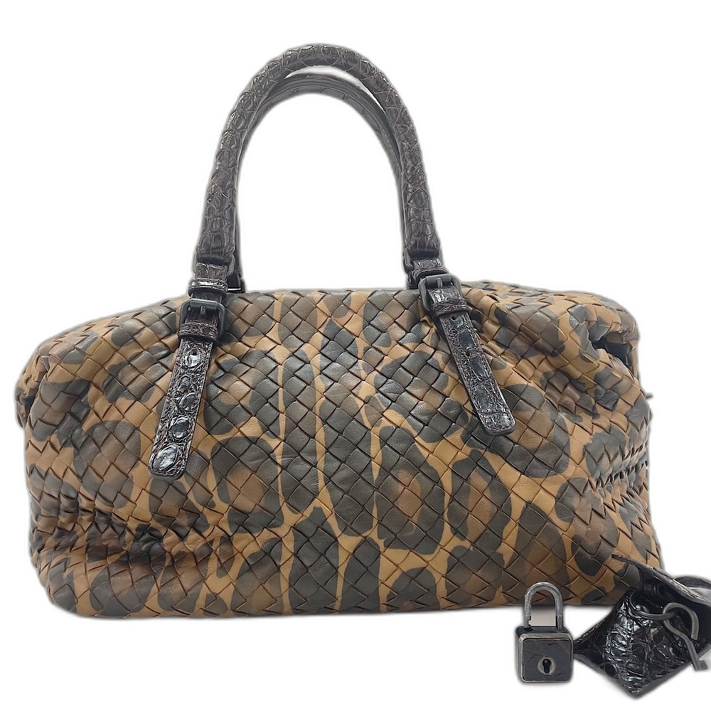 BOTTEGA VENETA Brown Intrecciato Bag